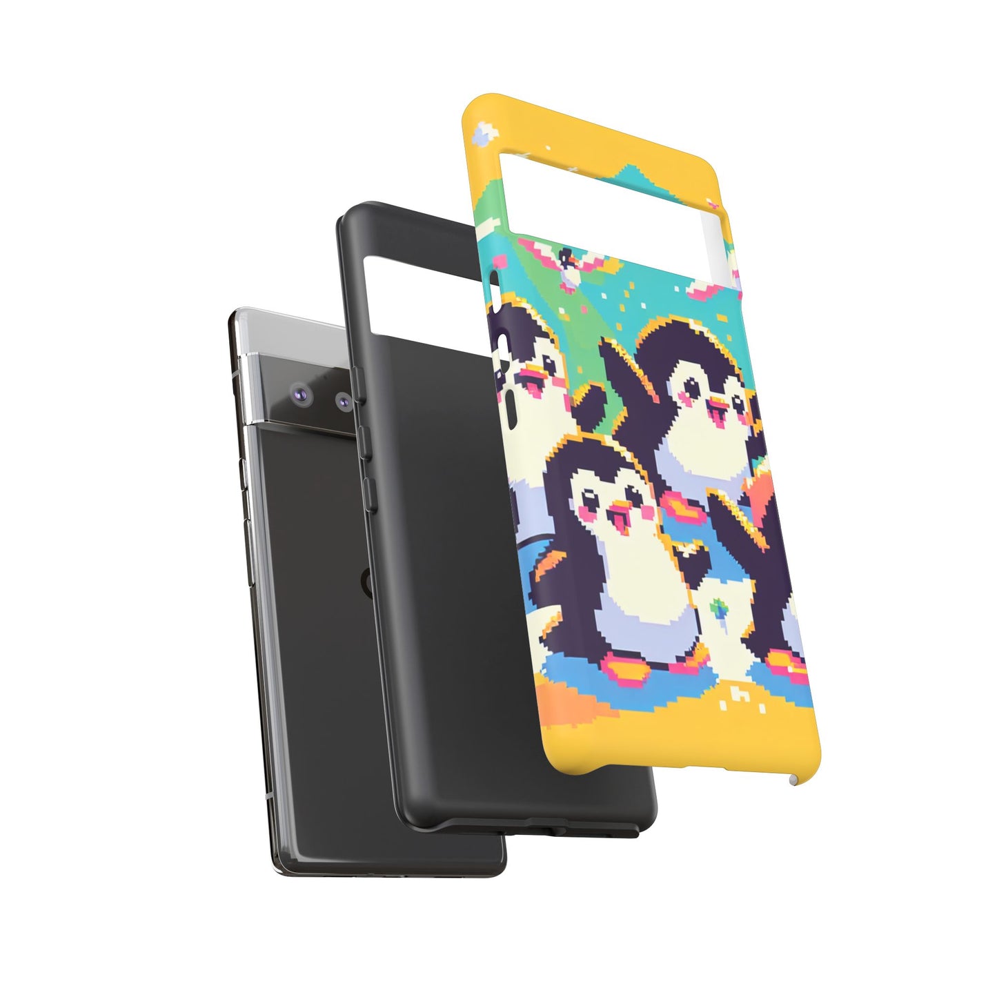 Cute Pixel Penguin Ultra-Tough Phone Case