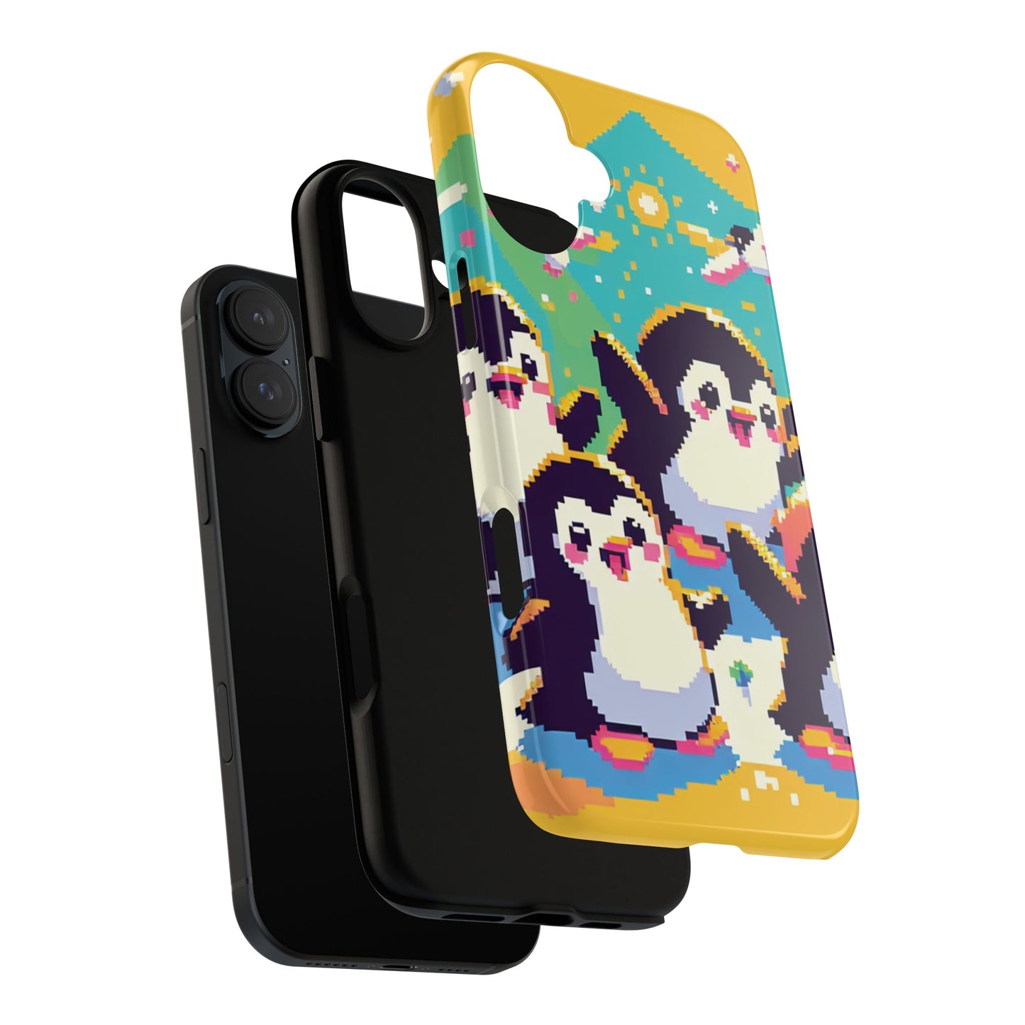 Cute Pixel Penguin Ultra-Tough Phone Case