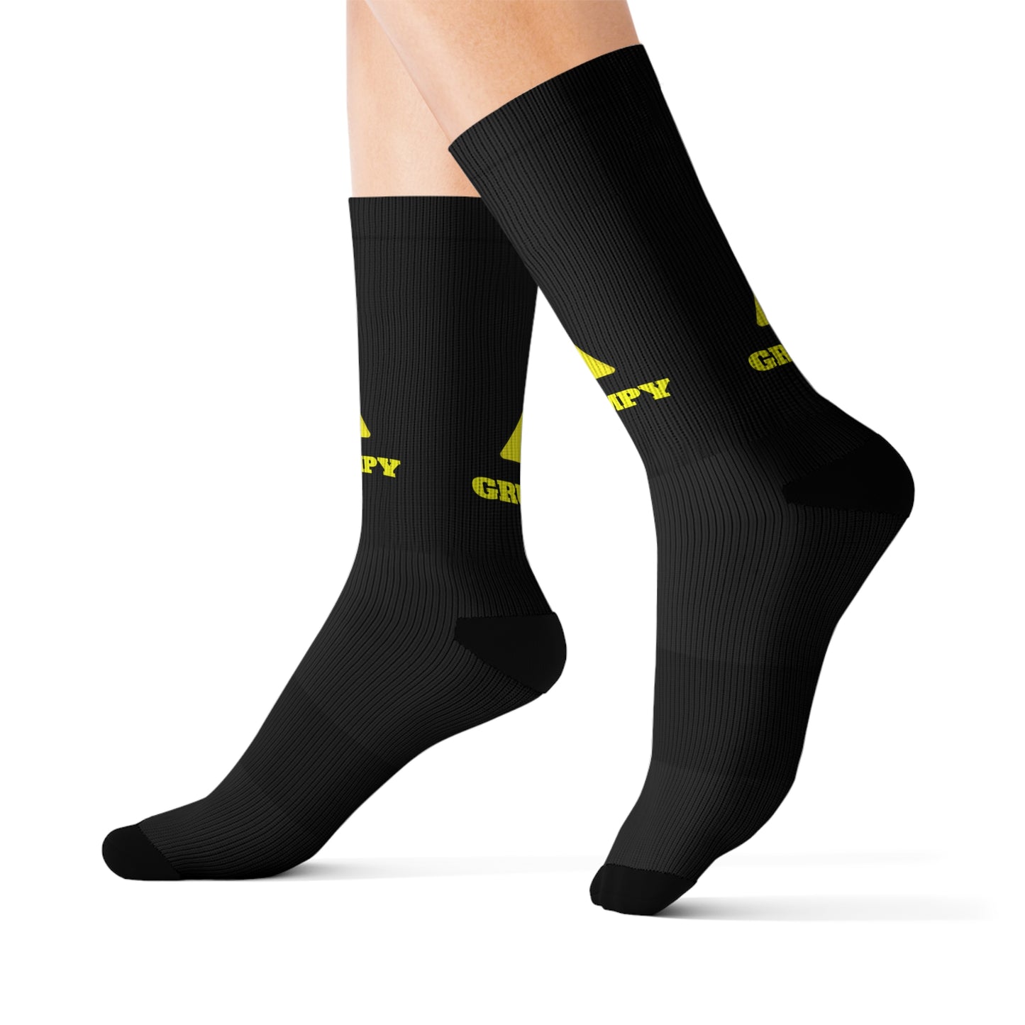 Funny "WARNING: Smelly Feet" Print Socks