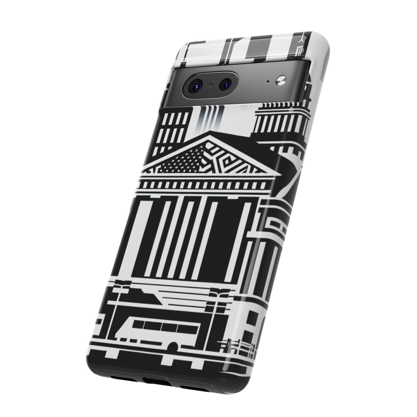 Monochrome City Buildings Ultra-Tough Phone Case