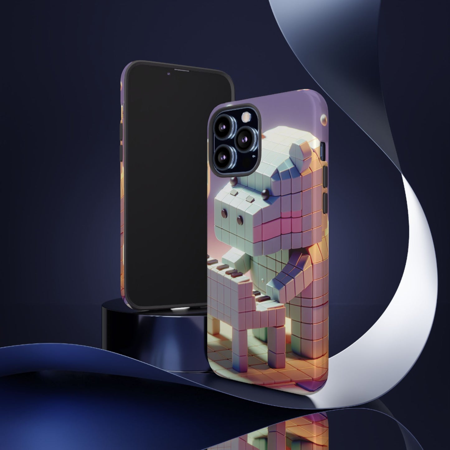 Cube Piano Piggy Ultra-Tough Phone Case