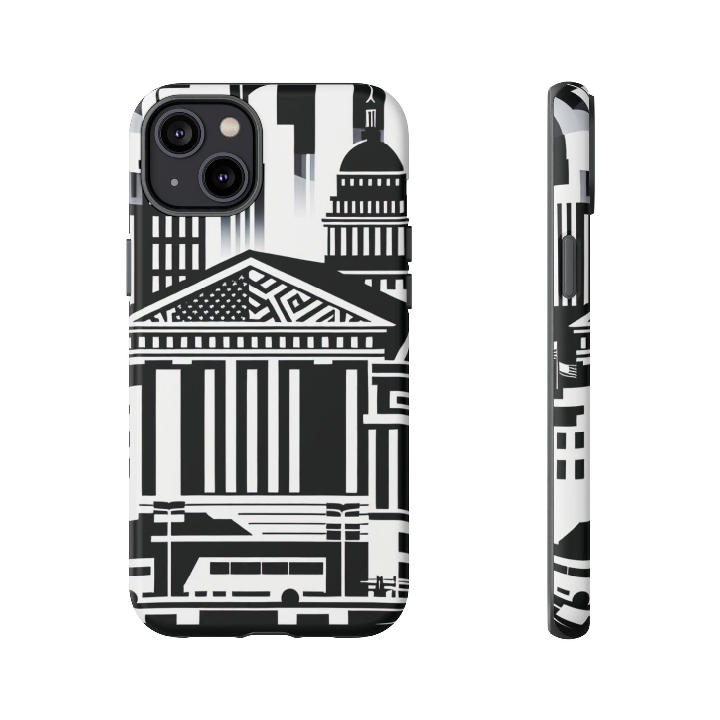 Monochrome City Buildings Ultra-Tough Phone Case