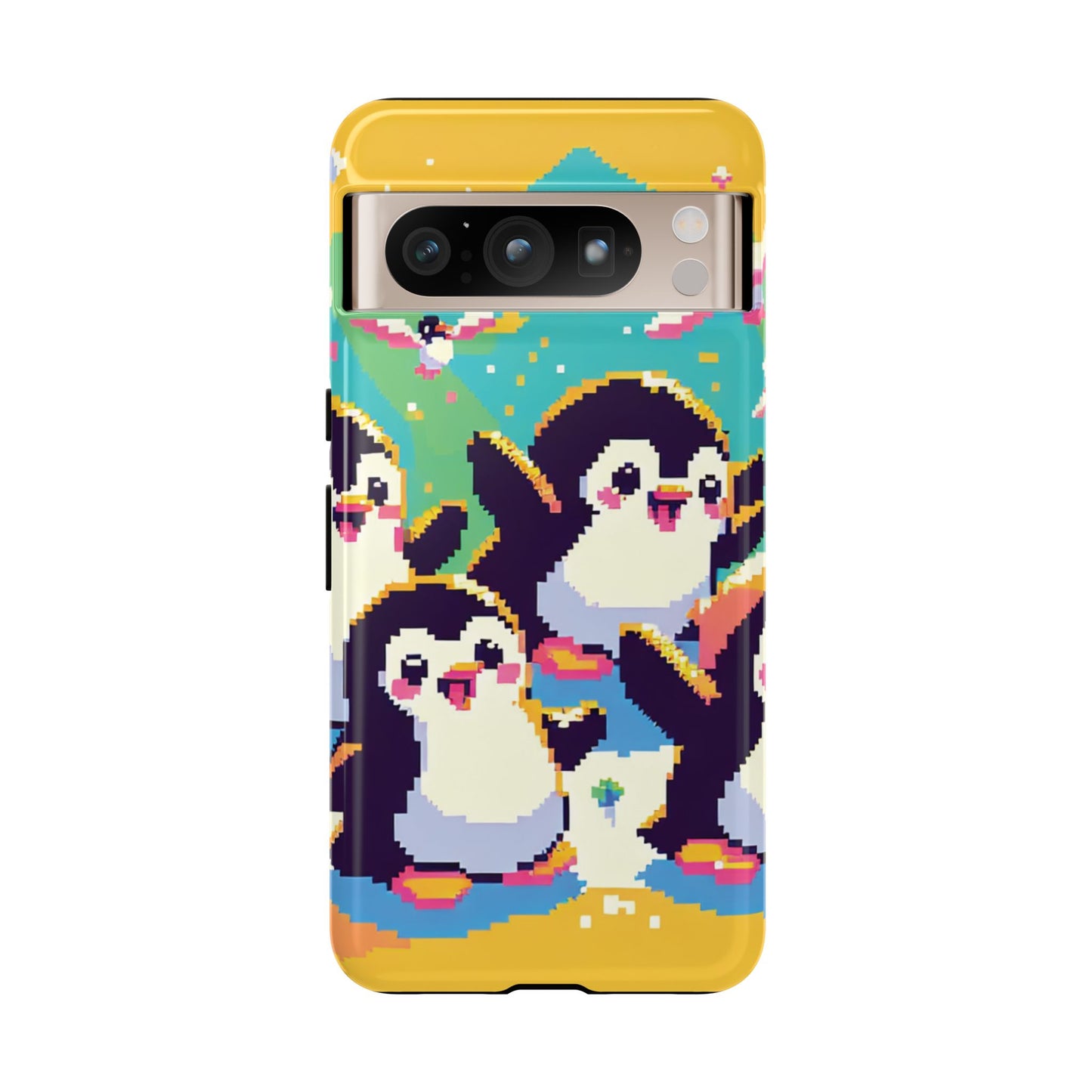 Cute Pixel Penguin Ultra-Tough Phone Case