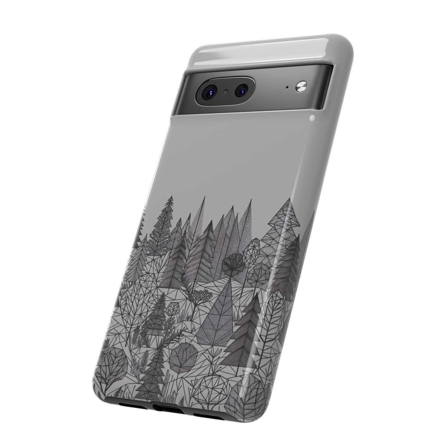 Geometric Monochrome Woodland Ultra-Tough Phone Case