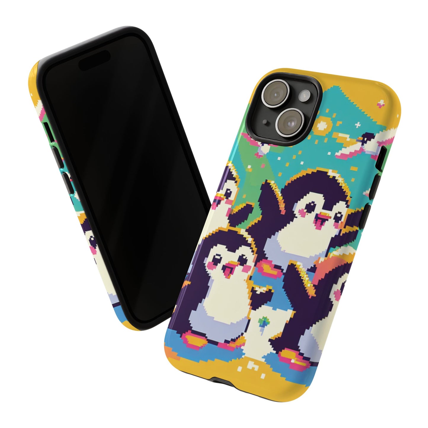 Cute Pixel Penguin Ultra-Tough Phone Case