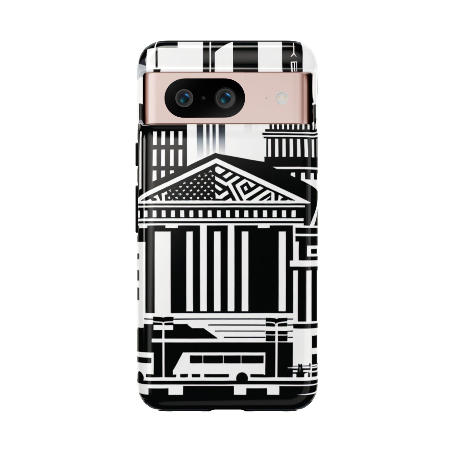 Monochrome City Buildings Ultra-Tough Phone Case