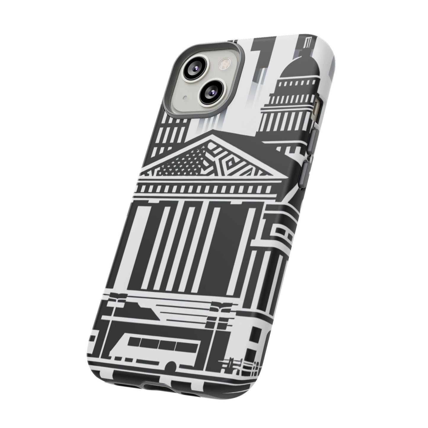 Monochrome City Buildings Ultra-Tough Phone Case