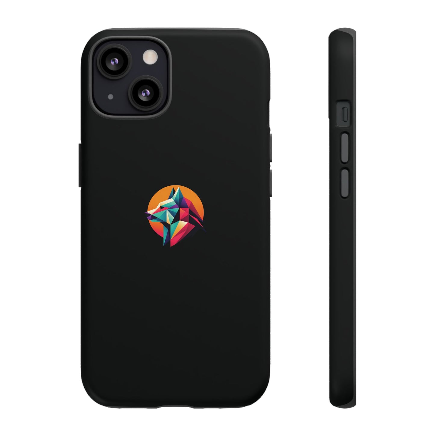 Geometric Wolf Design Ultra-Tough Phone Case