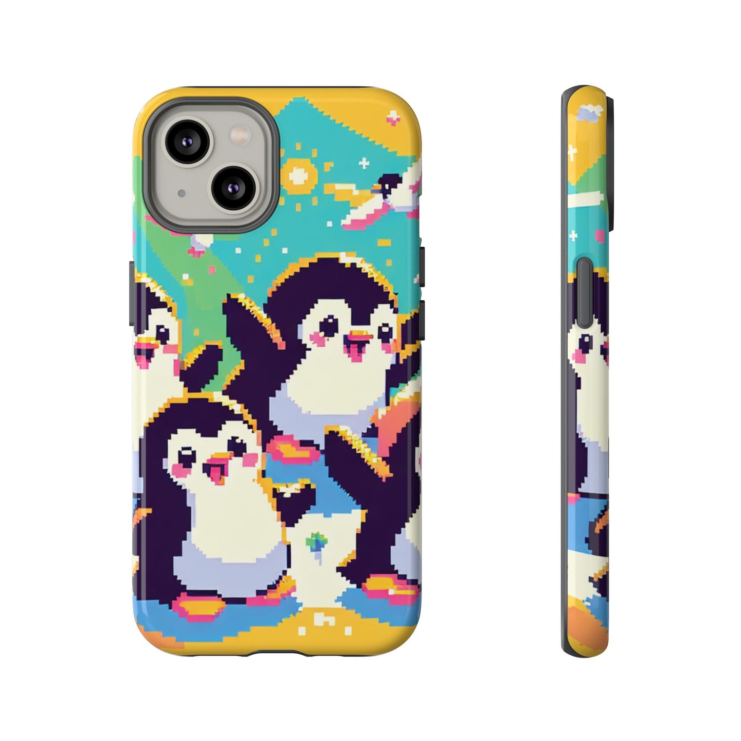 Cute Pixel Penguin Ultra-Tough Phone Case