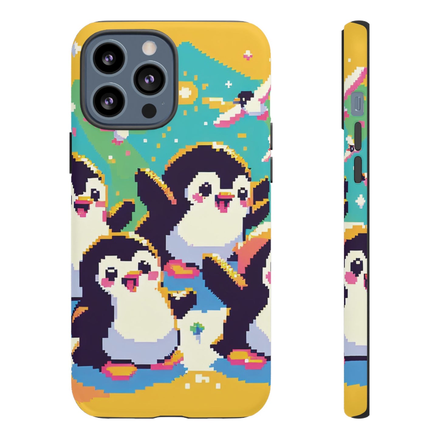 Cute Pixel Penguin Ultra-Tough Phone Case