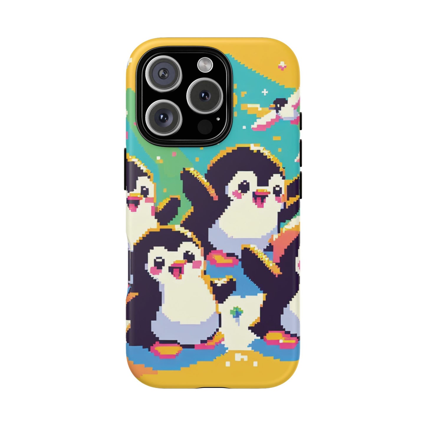 Cute Pixel Penguin Ultra-Tough Phone Case