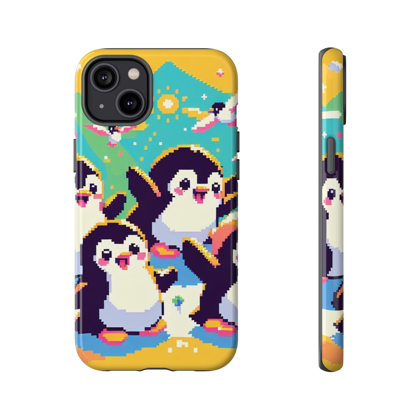 Cute Pixel Penguin Ultra-Tough Phone Case