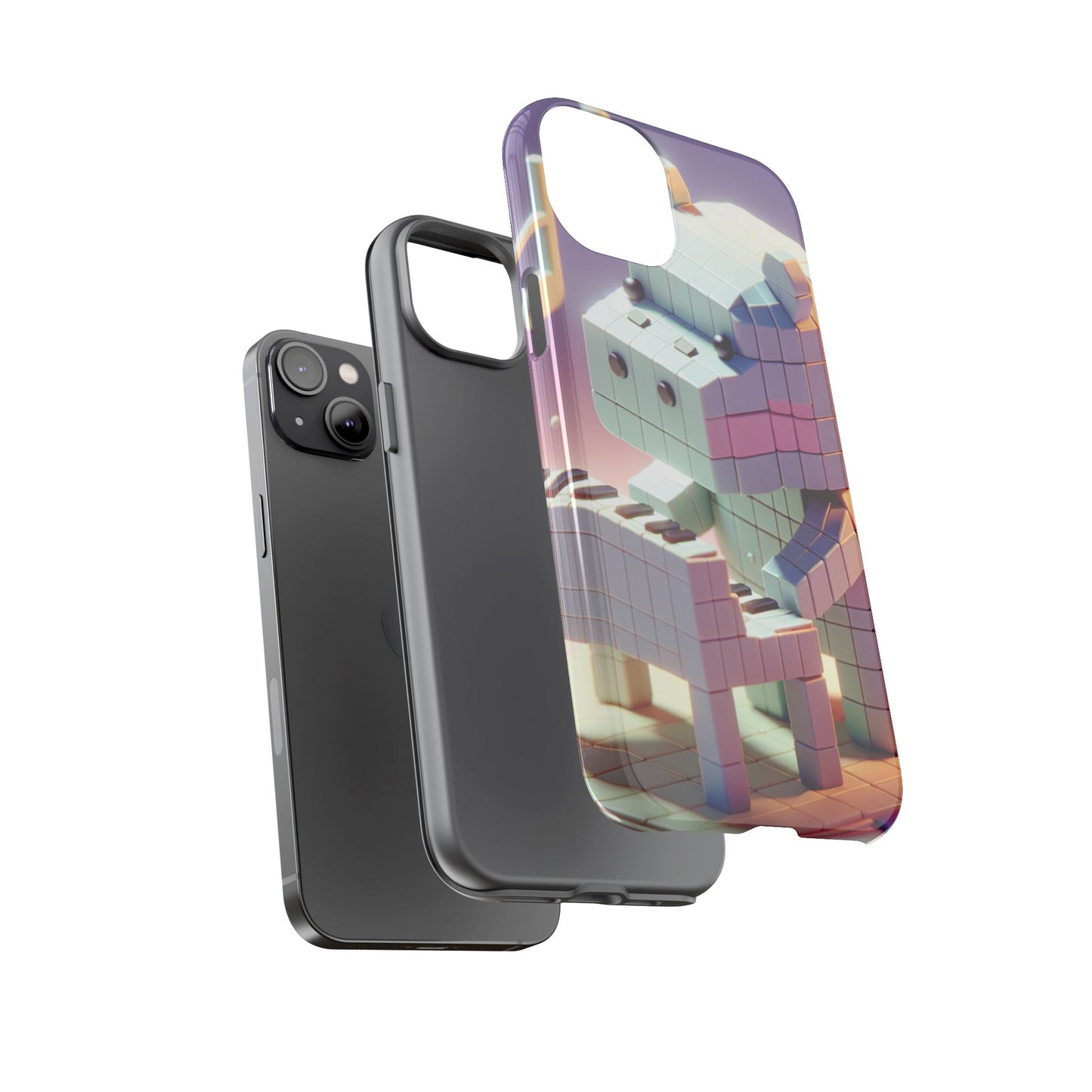 Cube Piano Piggy Ultra-Tough Phone Case