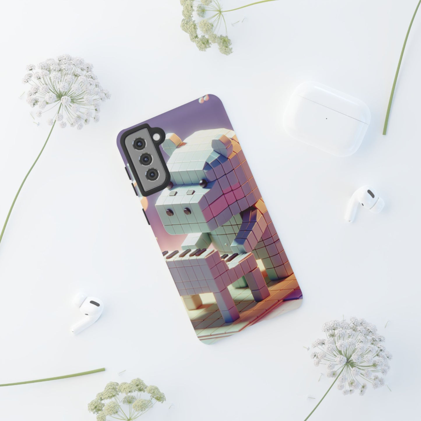 Cube Piano Piggy Ultra-Tough Phone Case