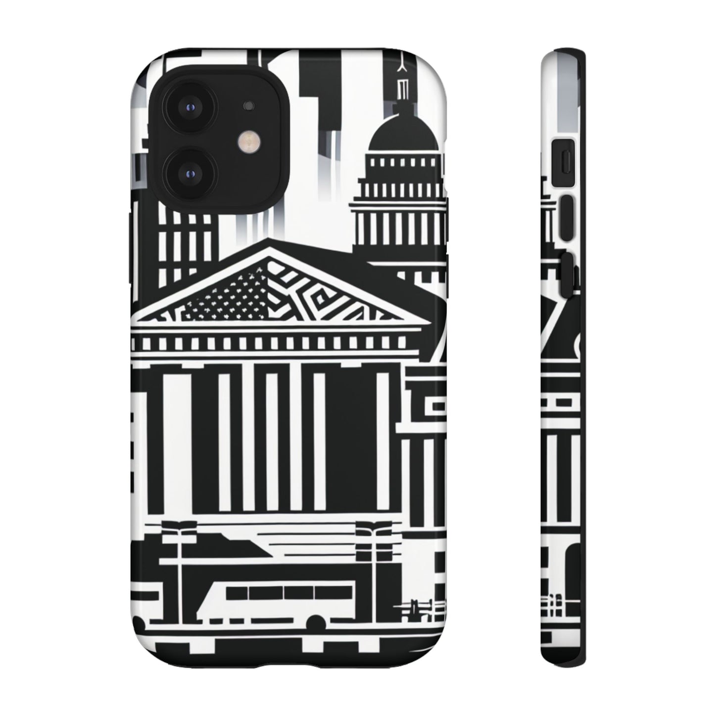 Monochrome City Buildings Ultra-Tough Phone Case