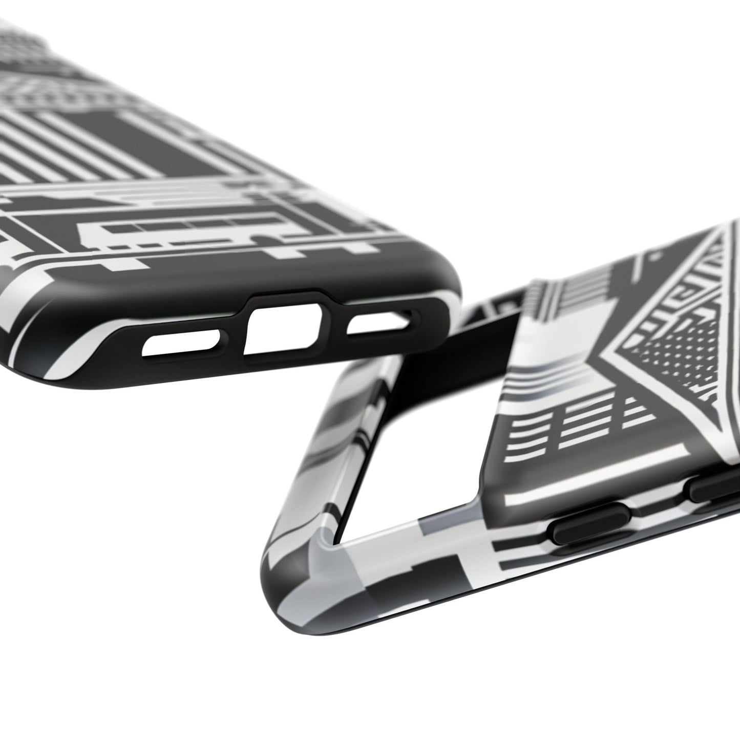 Monochrome City Buildings Ultra-Tough Phone Case