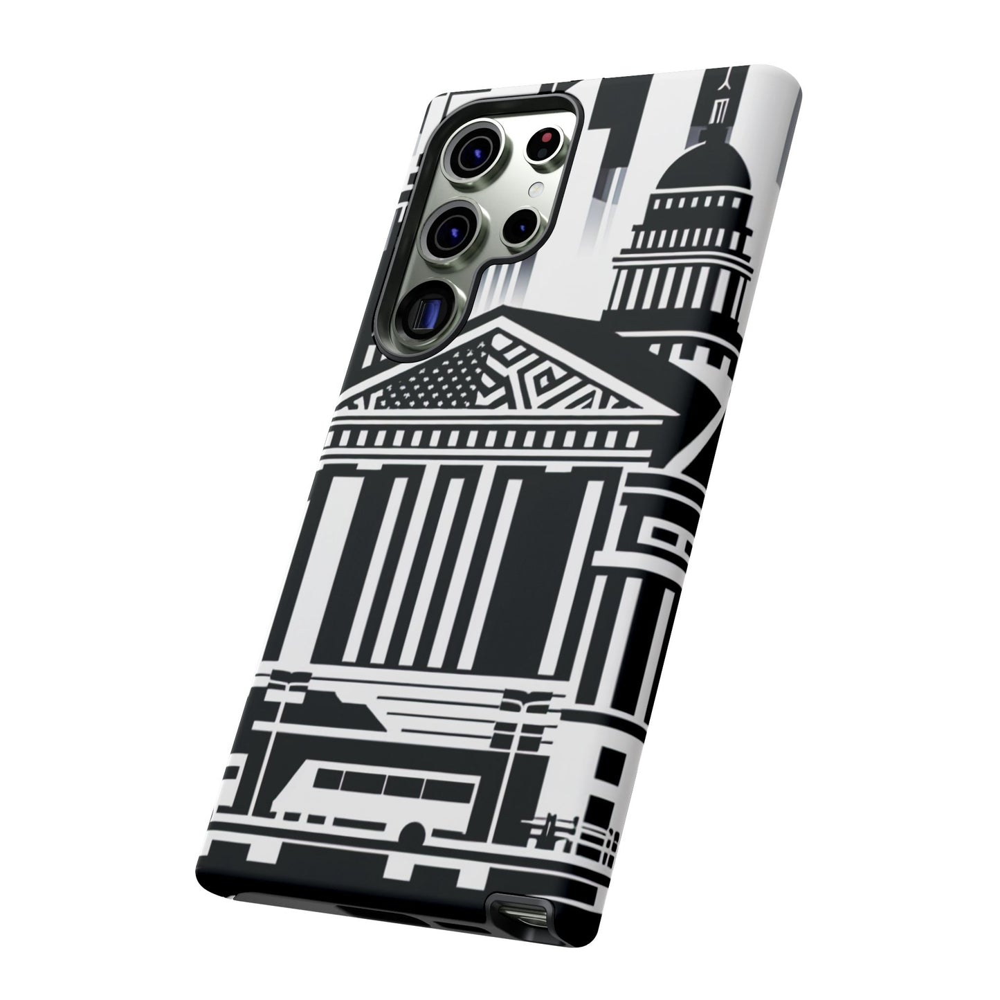 Monochrome City Buildings Ultra-Tough Phone Case