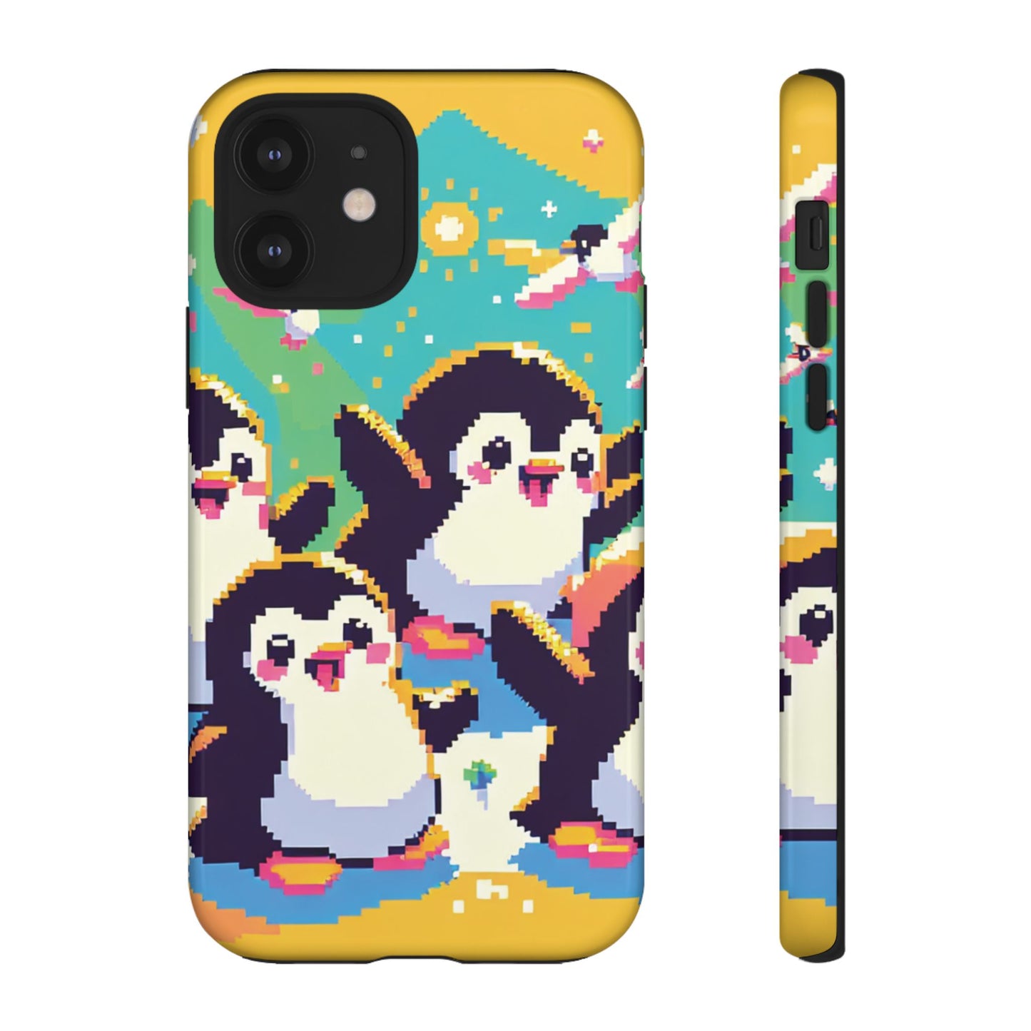 Cute Pixel Penguin Ultra-Tough Phone Case