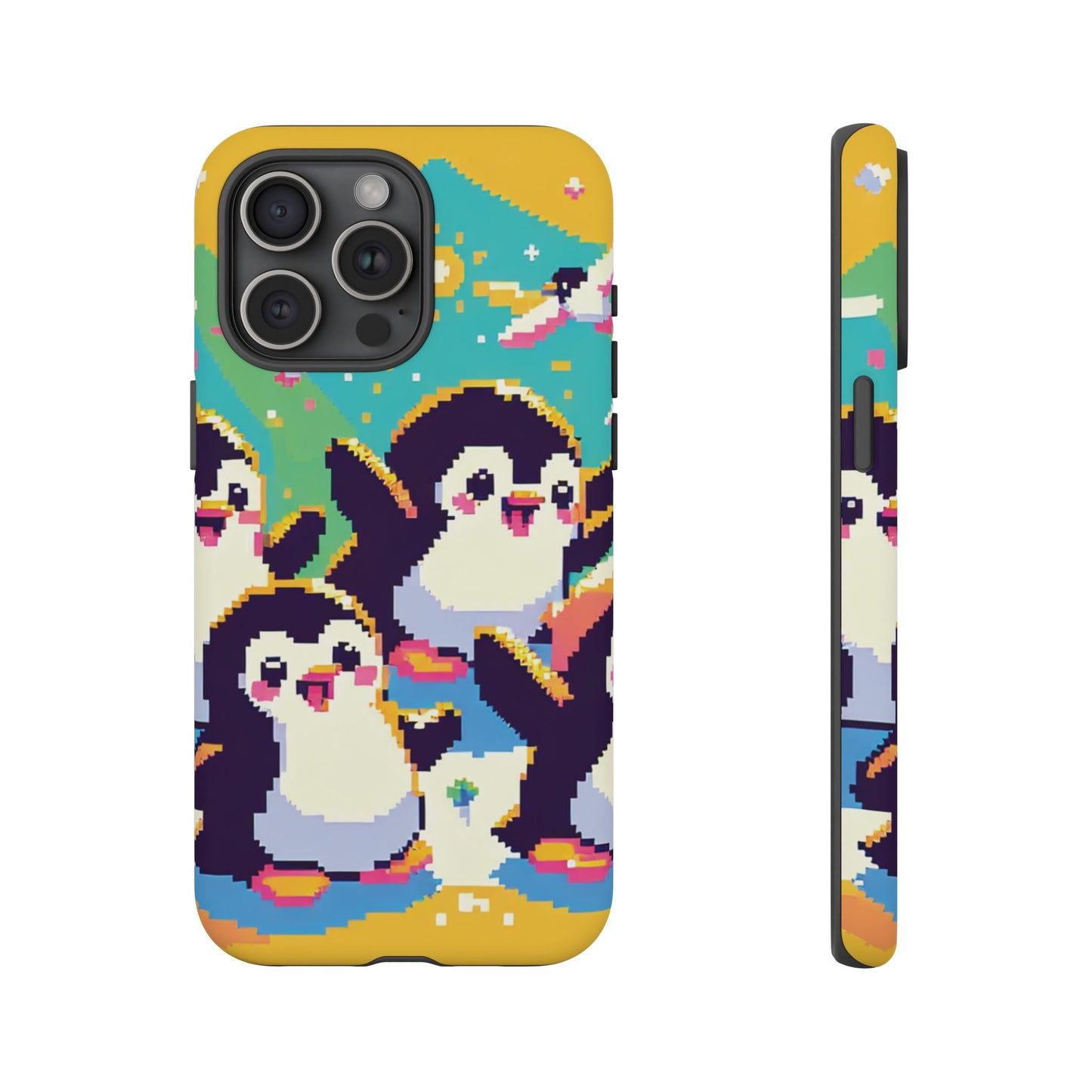 Cute Pixel Penguin Ultra-Tough Phone Case