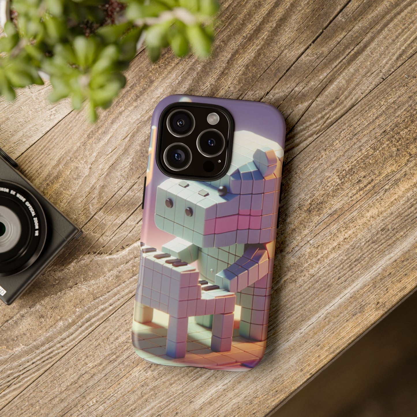 Cube Piano Piggy Ultra-Tough Phone Case