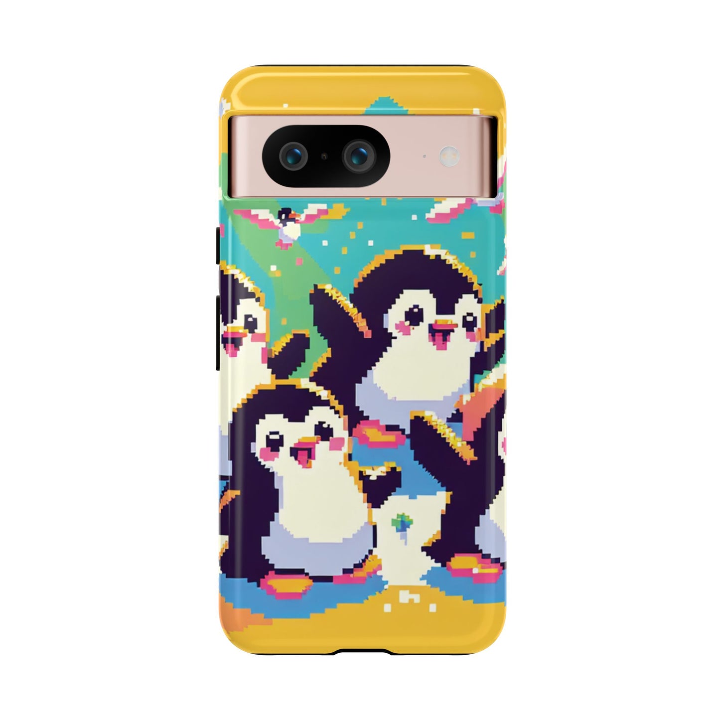 Cute Pixel Penguin Ultra-Tough Phone Case