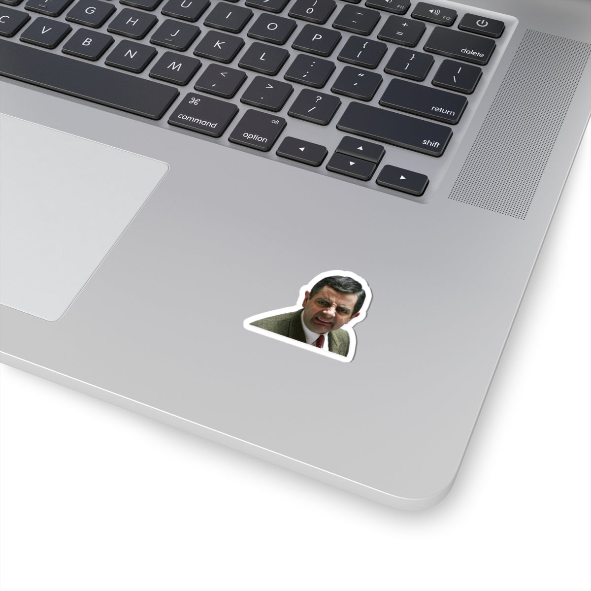 Mr. Bean Confused Meme Vinyl Sticker