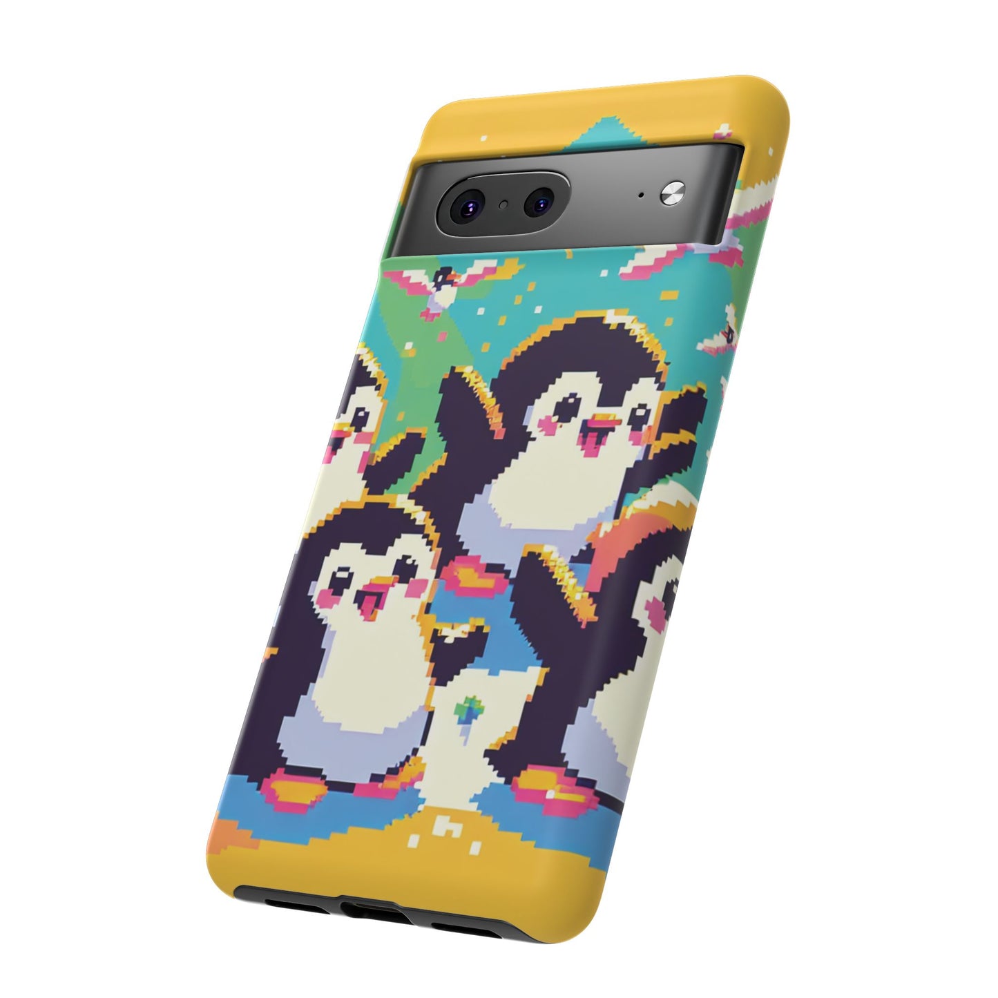 Cute Pixel Penguin Ultra-Tough Phone Case