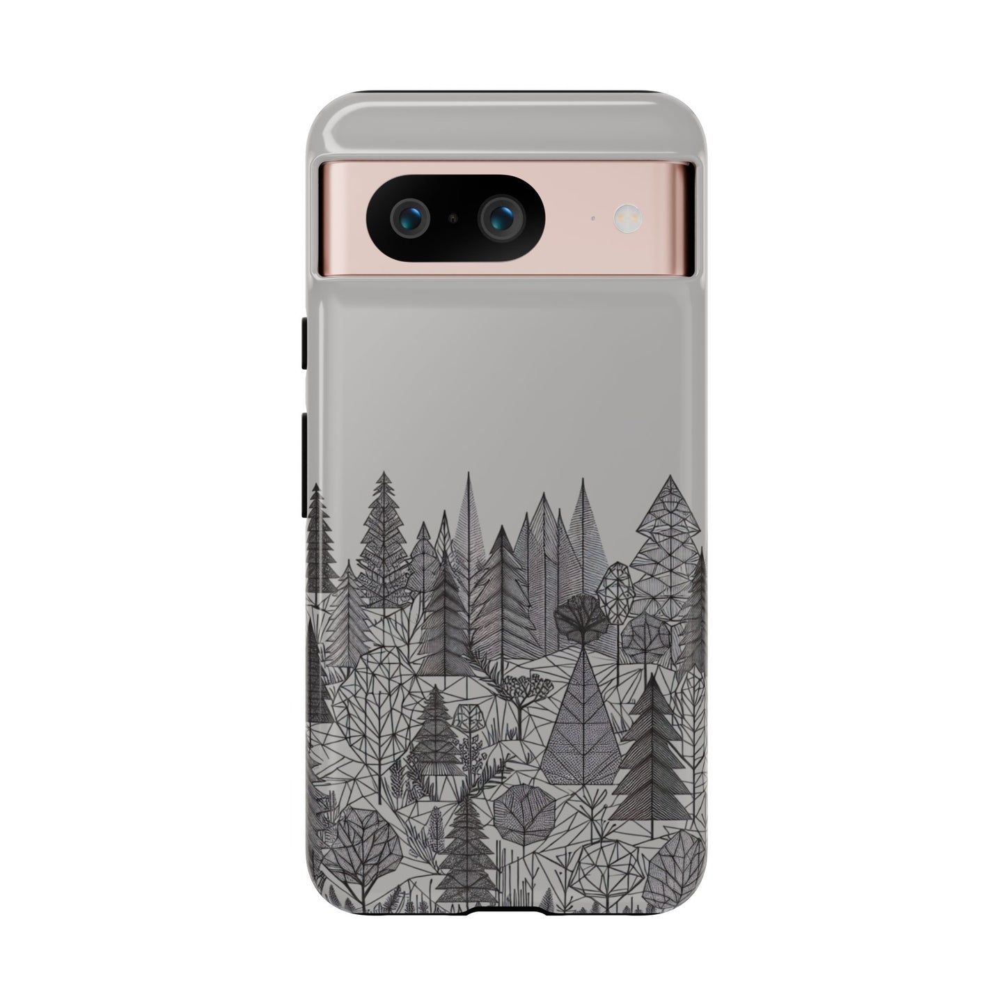 Geometric Monochrome Woodland Ultra-Tough Phone Case