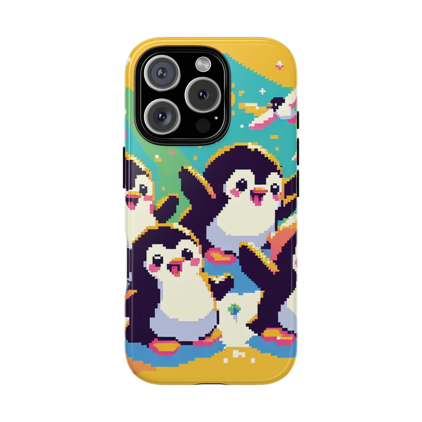 Cute Pixel Penguin Ultra-Tough Phone Case