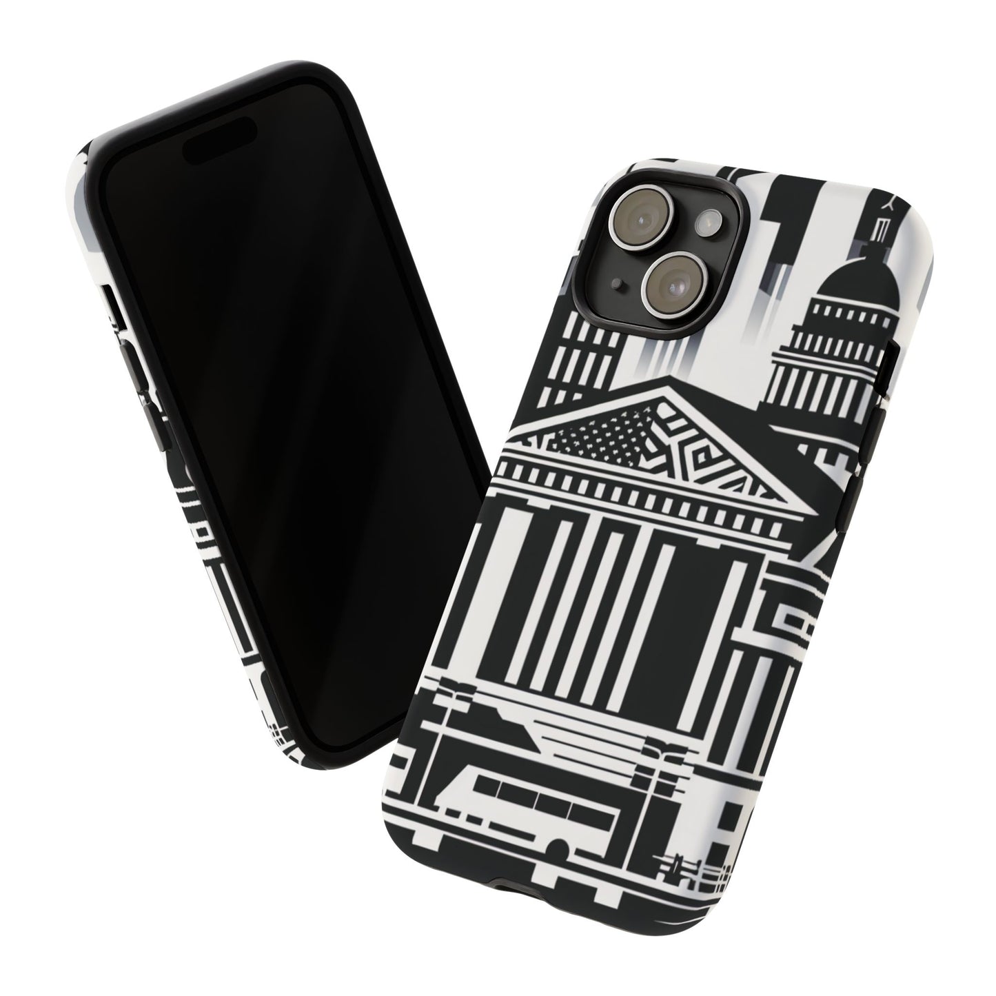 Monochrome City Buildings Ultra-Tough Phone Case