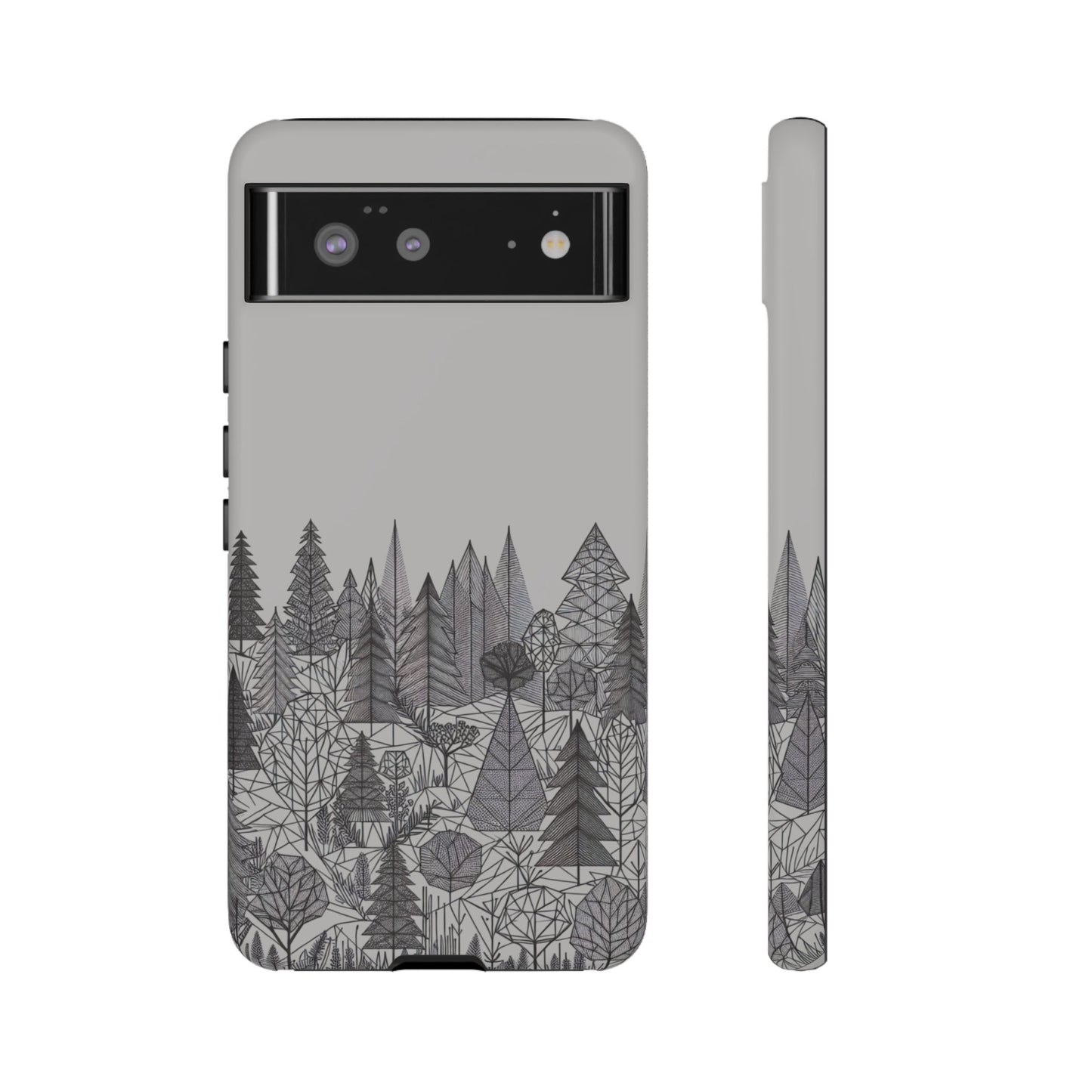 Geometric Monochrome Woodland Ultra-Tough Phone Case