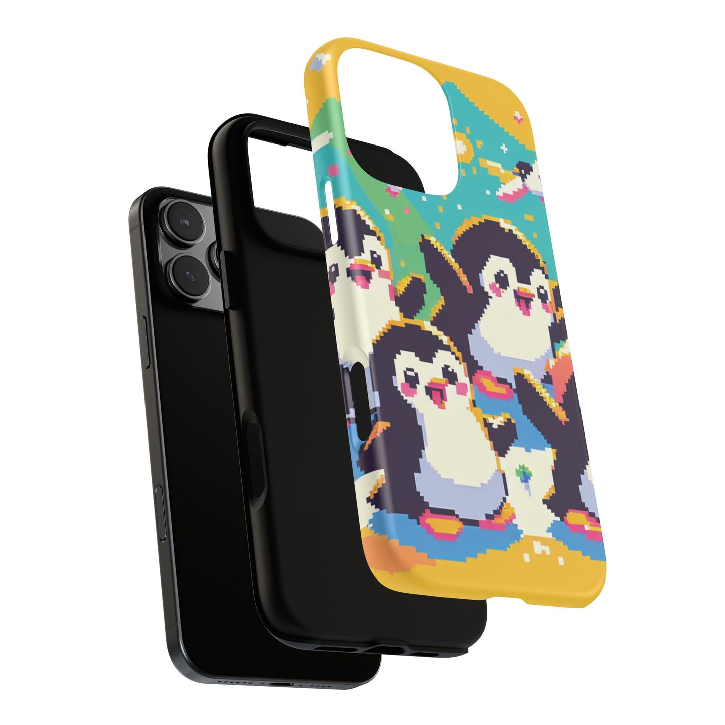 Cute Pixel Penguin Ultra-Tough Phone Case