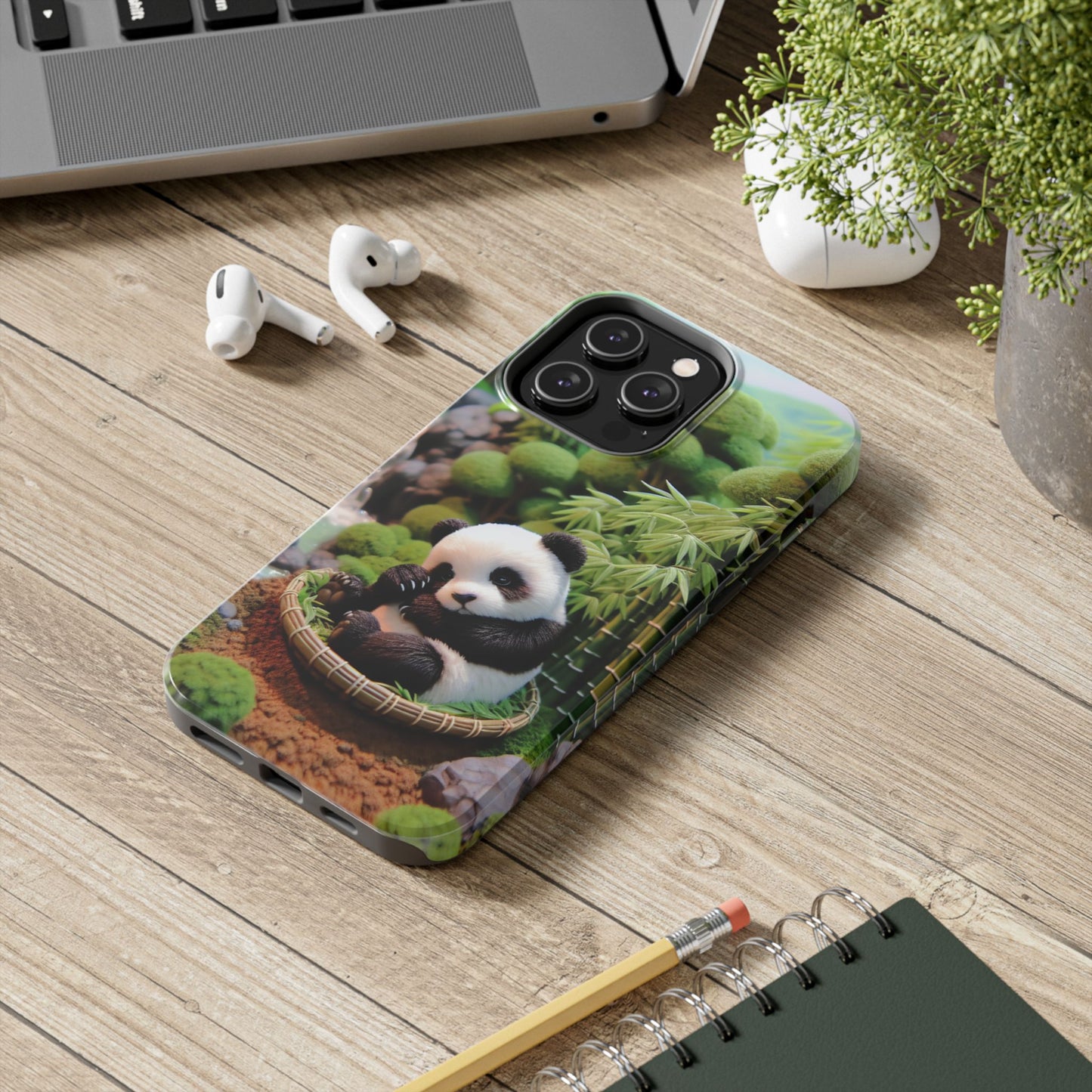 Cute Panda Ultra-Tough Phone Case