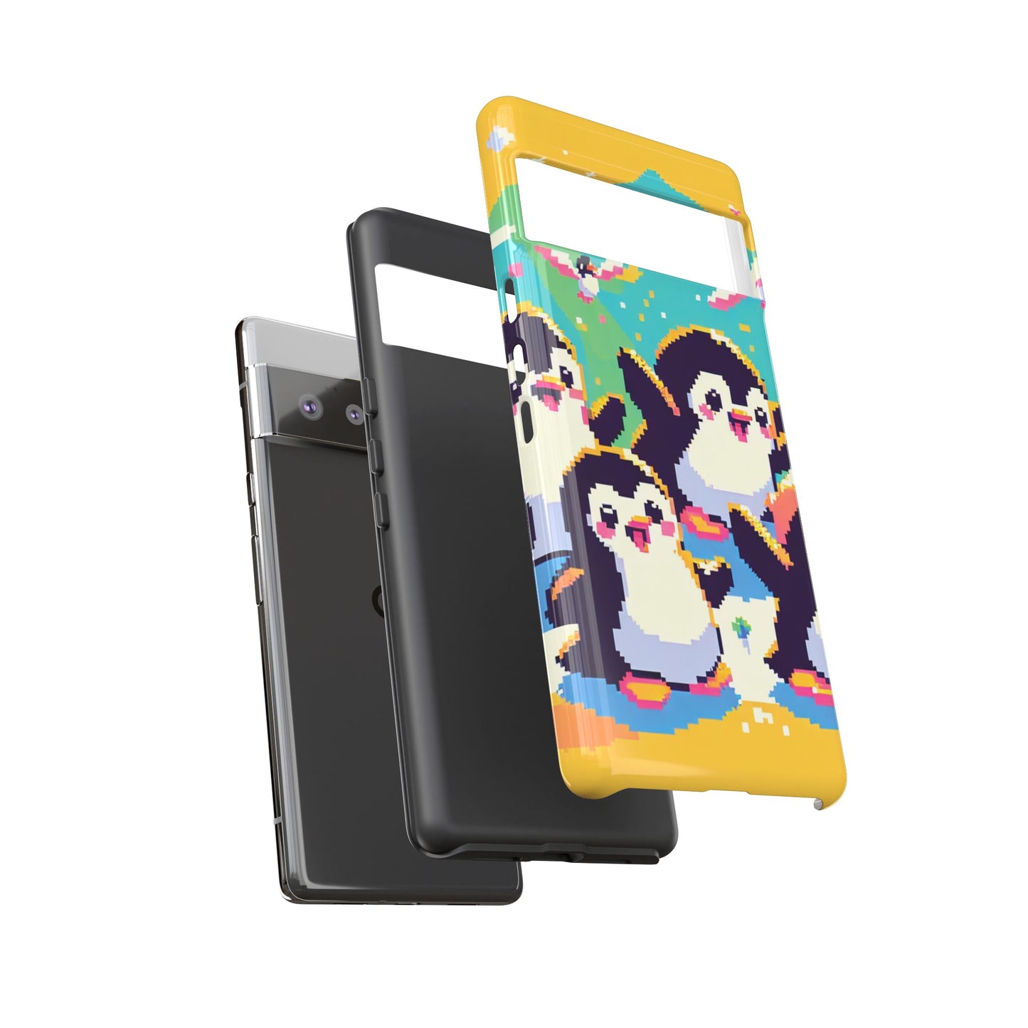 Cute Pixel Penguin Ultra-Tough Phone Case