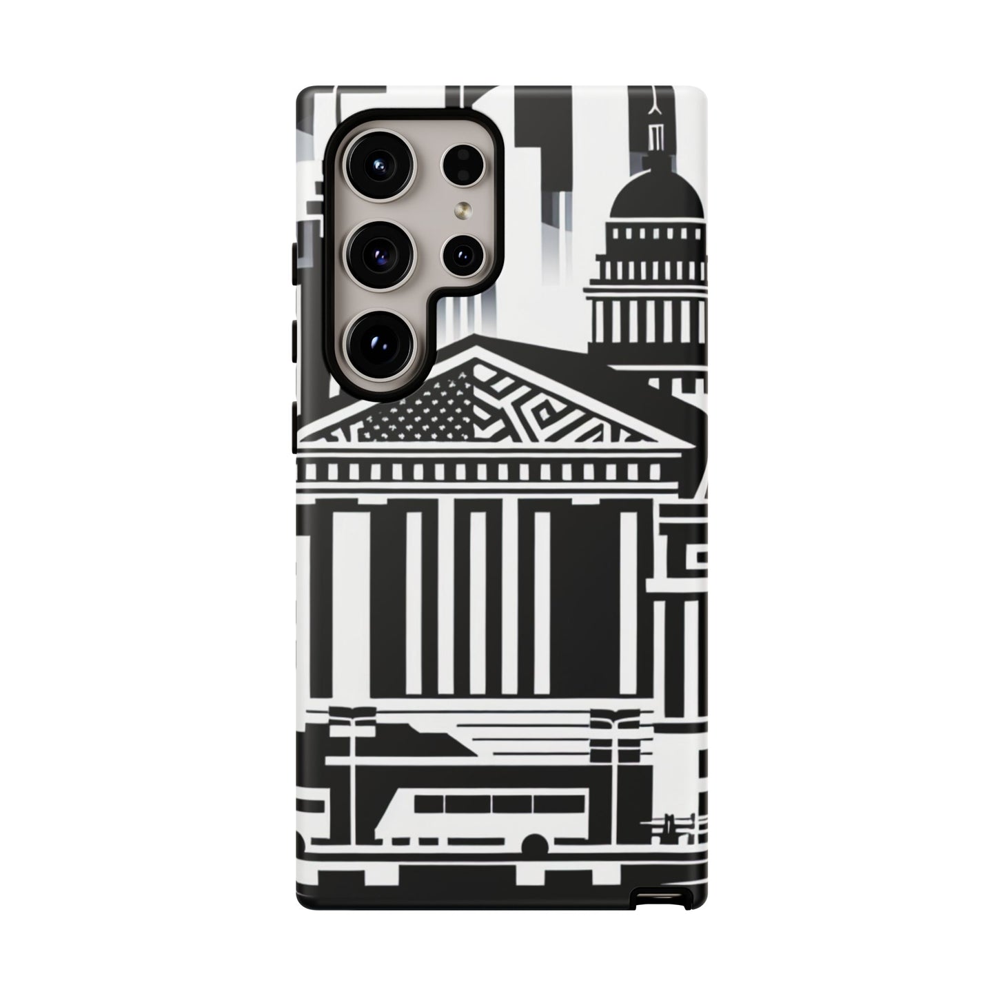 Monochrome City Buildings Ultra-Tough Phone Case