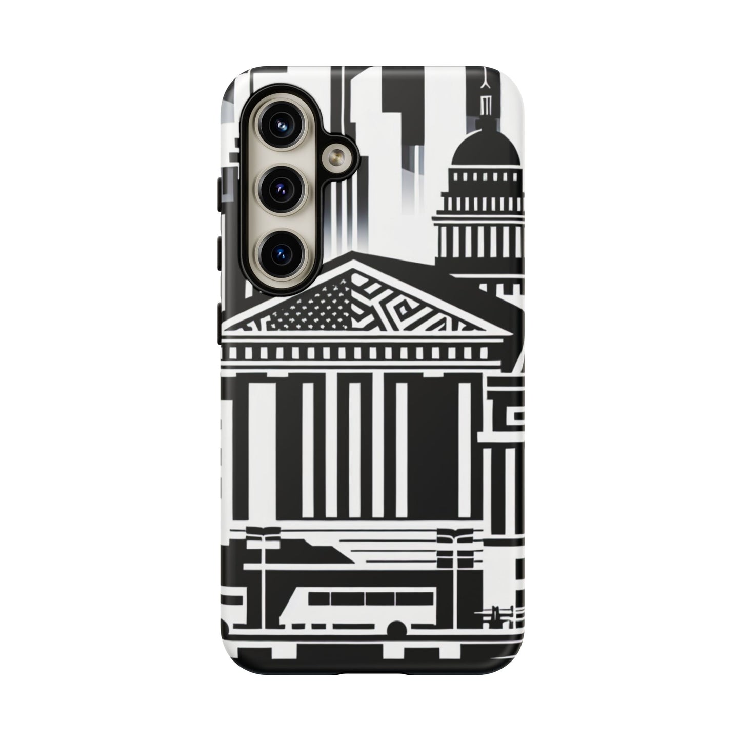 Monochrome City Buildings Ultra-Tough Phone Case